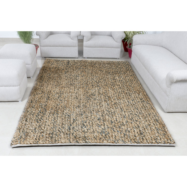 Tufty Home Hand Woven Jute Rug Natural/Nevy Blue Wayfair